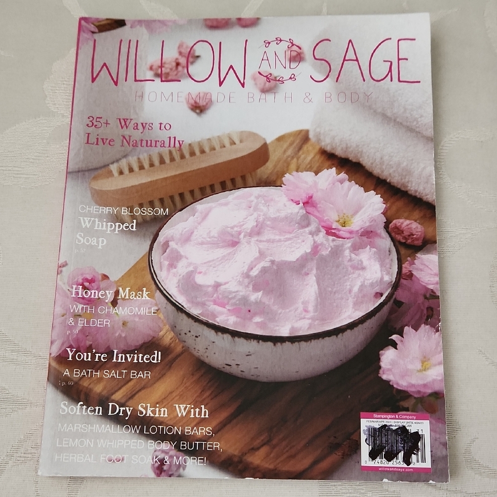 Pink Bath and Body Willow & Sage Magazine SPRING 2023